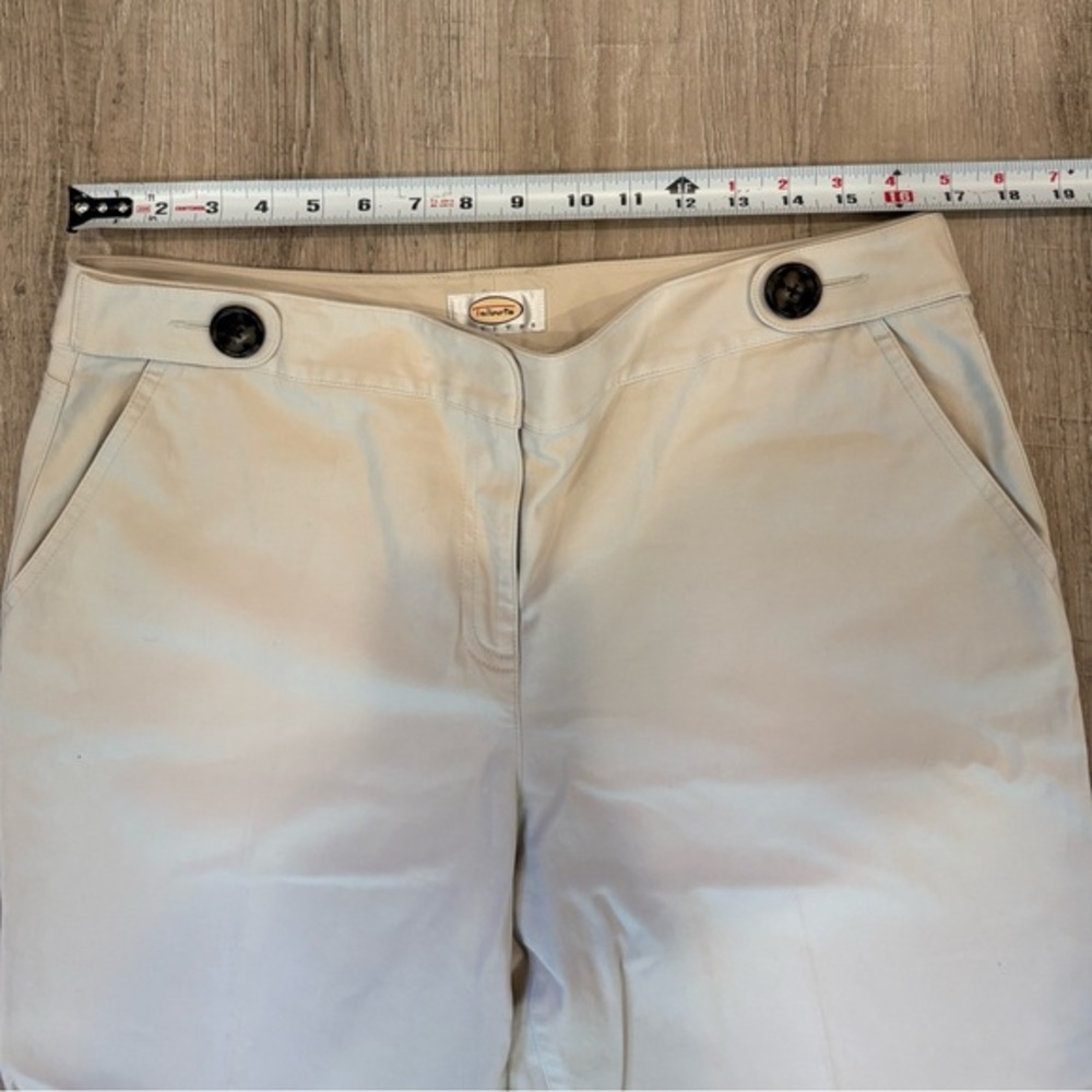 Talbots Light Tan Stretch Pants 14P - Picture 5 of 10